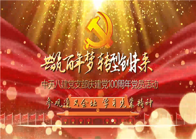 Z6尊龙八建党支部庆党建100周年党员活动